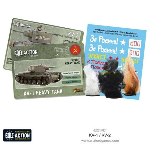 Bolt Action - Soviet - KV1/2 Heavy Tank Plastic Box Set Bolt Action - Soviet - KV1/2 Heavy Tank Plastic Box Set