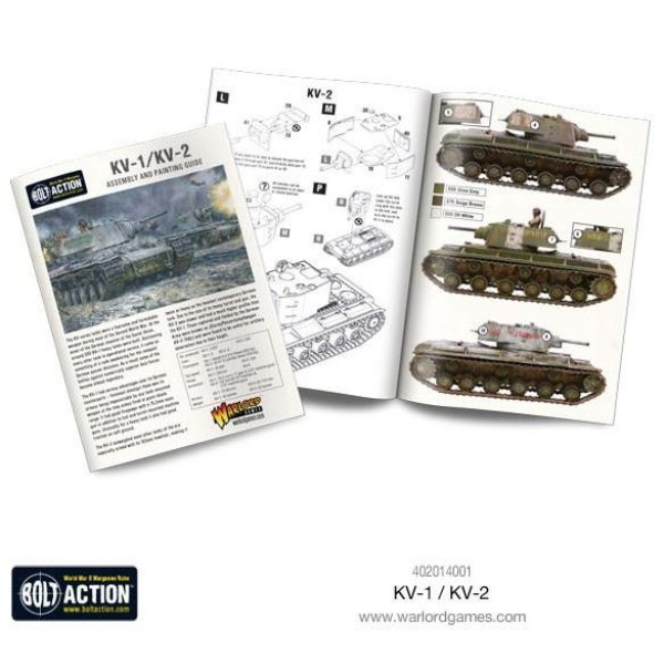 Bolt Action - Soviet - KV1/2 Heavy Tank Plastic Box Set Bolt Action - Soviet - KV1/2 Heavy Tank Plastic Box Set