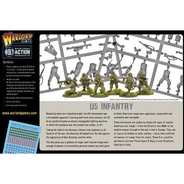 Bolt Action - US - (NEW) US Infantry - WWII American GIs