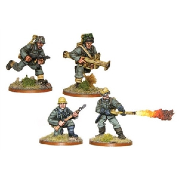 Bolt Action - Germany - Heer Pioneer Panzerschreck and Flamethrower Teams Bolt Action - Germany - Heer Pioneer Panzerschreck and Flamethrower Teams