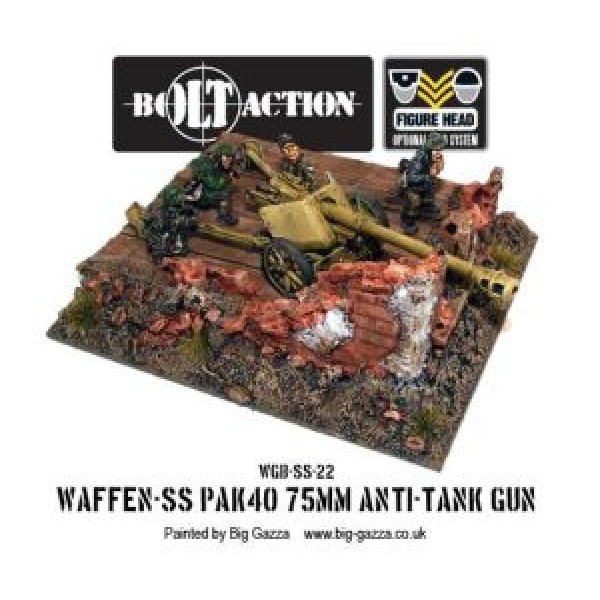 Bolt Action - Germany - Waffen SS 75mm PAK 40 Bolt Action - Germany - Waffen SS 75mm PAK 40