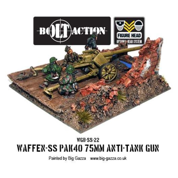 Bolt Action - Germany - Waffen SS 75mm PAK 40 Bolt Action - Germany - Waffen SS 75mm PAK 40