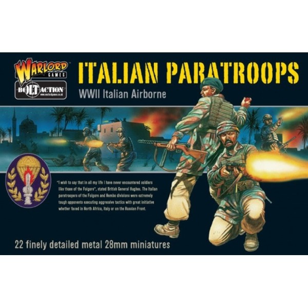 Bolt Action - Italy - Italian Paratroops Boxed Set Bolt Action - Italy - Italian Paratroops Boxed Set
