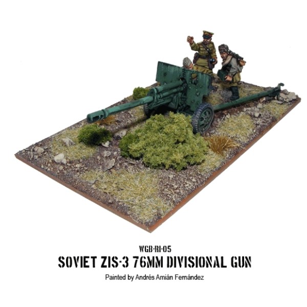 Bolt Action - Soviet - Red Army 76mm ZIS3 Divisional Gun Bolt Action - Soviet - Red Army 76mm ZIS3 Divisional Gun