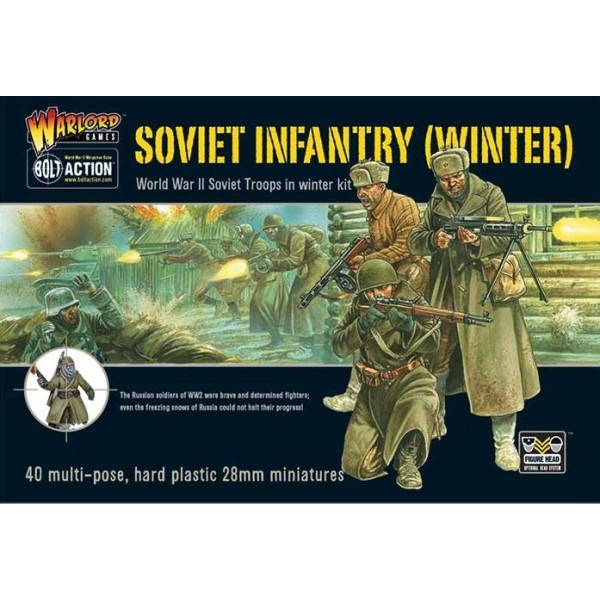 Bolt Action - Soviet - Winter Infantry - plastic box set Bolt Action - Soviet - Winter Infantry - plastic box set
