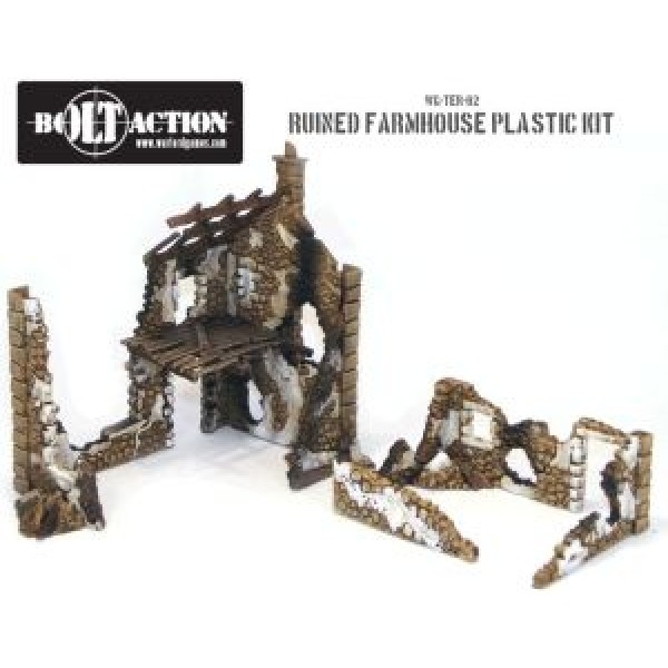 Bolt Action - Terrain - Ruined Hamlet Bolt Action - Terrain - Ruined Hamlet
