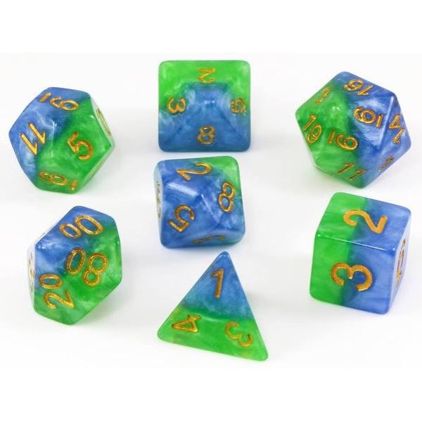 Halfsies RPG Dice - Mother Earth Set 