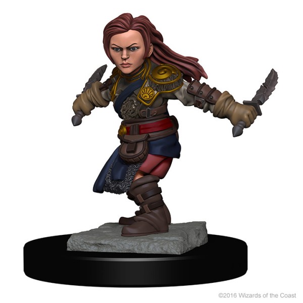 D&D - Nolzur's Marvelous Unpainted Minis: Halfling Female Rogue D&D - Nolzur's Marvelous Unpainted Minis: Halfling Female Rogue