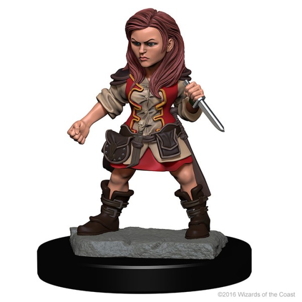 D&D - Nolzur's Marvelous Unpainted Minis: Halfling Female Rogue D&D - Nolzur's Marvelous Unpainted Minis: Halfling Female Rogue