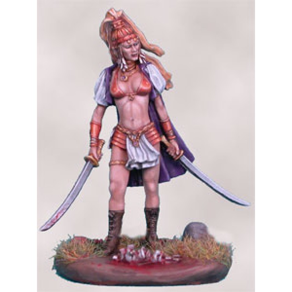 Dark Sword Miniatures - Parkinson Masterworks - Jinsu Babe - Female Dual Wield Warrior