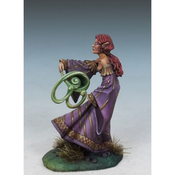 Dark Sword Miniatures - DiTerlizzi Masterworks - Ash Firefeather, Female Elven Mage Dark Sword Miniatures - DiTerlizzi Masterworks - Ash Firefeather, Female Elven Mage