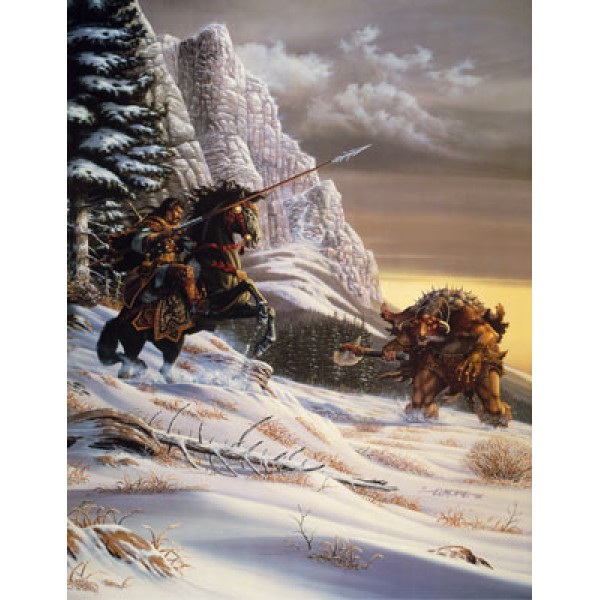 Dark Sword Miniatures - Elmore Masterworks - Shadamehr, Mounted Knight Dark Sword Miniatures - Elmore Masterworks - Shadamehr, Mounted Knight