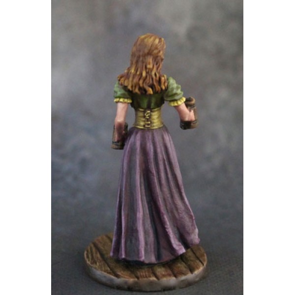 Dark Sword Miniatures - Visions in Fantasy - Female Server with Ale Dark Sword Miniatures - Visions in Fantasy - Female Server with Ale