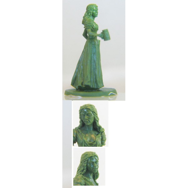 Dark Sword Miniatures - Visions in Fantasy - Female Server with Ale Dark Sword Miniatures - Visions in Fantasy - Female Server with Ale