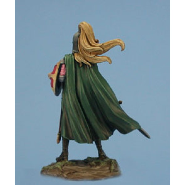 Dark Sword Miniatures - Easley Masterworks - Female Paladin w/ Sword & Shield Dark Sword Miniatures - Easley Masterworks - Female Paladin w/ Sword & Shield