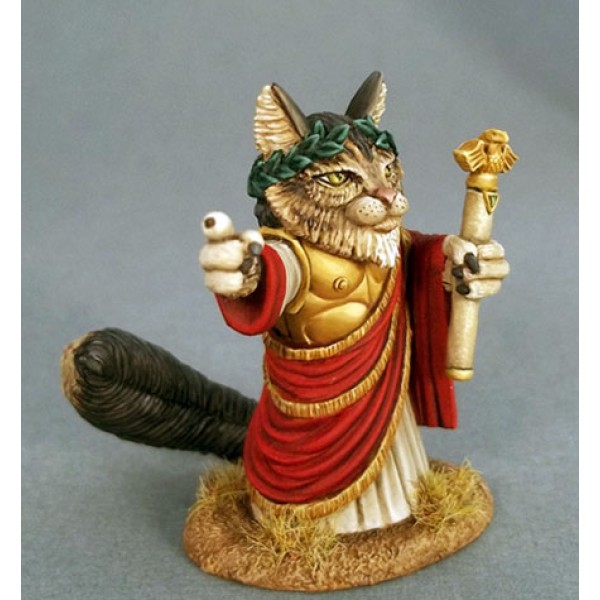 Dark Sword Miniatures - Critter Kingdoms - Augustus Tribute - Emperor Cat Dark Sword Miniatures - Critter Kingdoms - Augustus Tribute - Emperor Cat