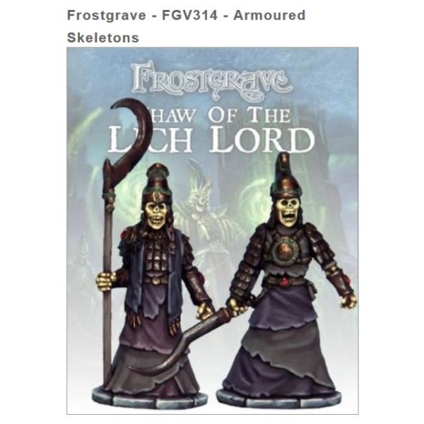 Frostgrave - Armoured Skeletons Frostgrave - Armoured Skeletons