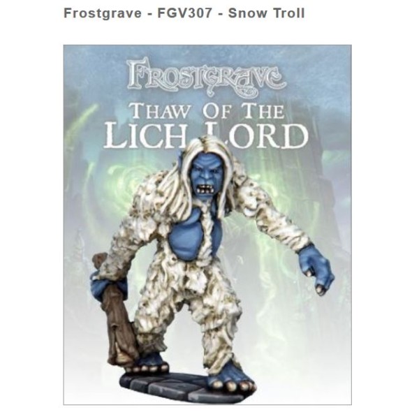 Frostgrave - Snow Troll Frostgrave - Snow Troll