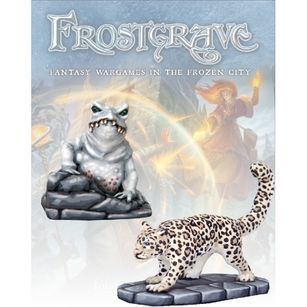 Frostgrave - Ice Toad & Snow Leopard Frostgrave - Ice Toad & Snow Leopard