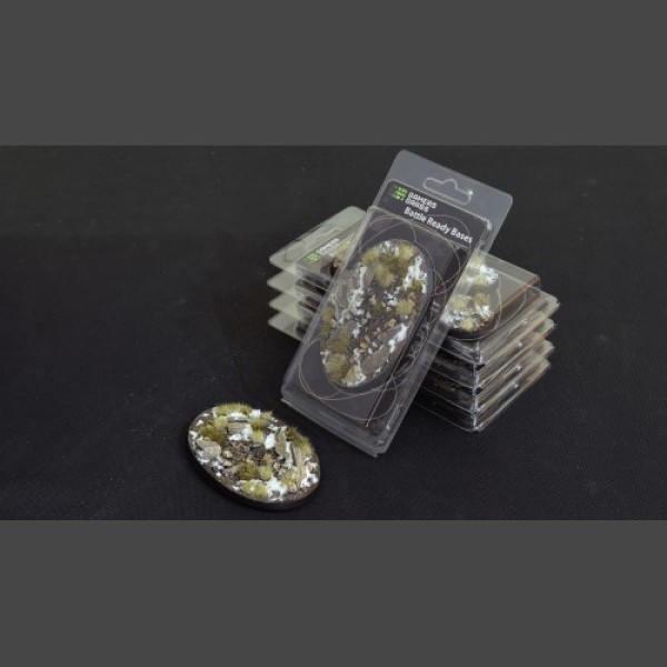 Gamers Grass - Battle Ready Bases - Winter - Oval 105mm (1) Gamers Grass - Battle Ready Bases - Winter - Oval 105mm (1)