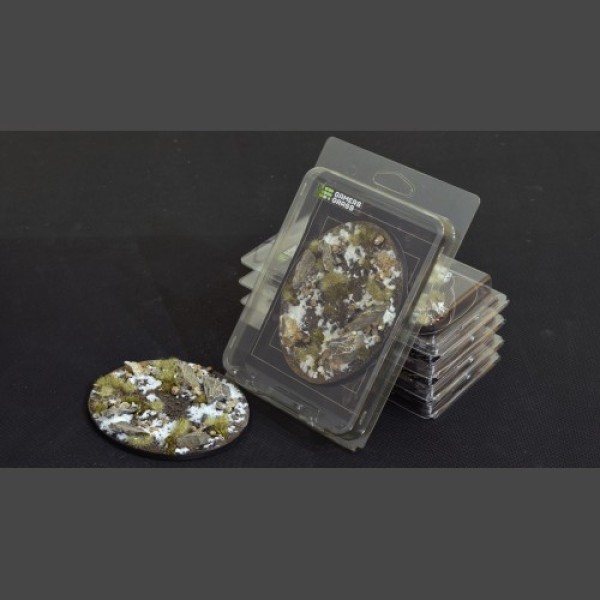 Gamers Grass - Battle Ready Bases - Winter - Oval 120mm (1) Gamers Grass - Battle Ready Bases - Winter - Oval 120mm (1)