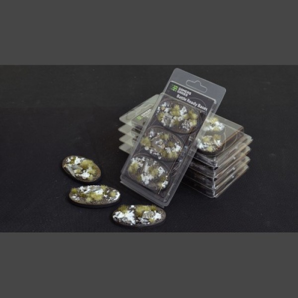 Gamers Grass - Battle Ready Bases - Winter - Oval 75mm (3) Gamers Grass - Battle Ready Bases - Winter - Oval 75mm (3)