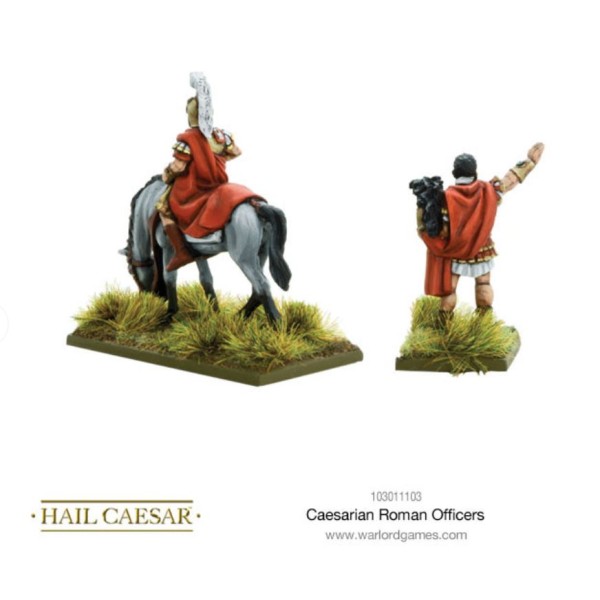 Warlord Games - Ancient Rome - Caesarian Roman Officers Warlord Games - Ancient Rome - Caesarian Roman Officers