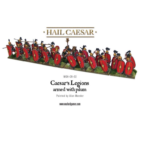 Warlord Games - Ancient Rome - Caesarian Romans with pilum Warlord Games - Ancient Rome - Caesarian Romans with pilum