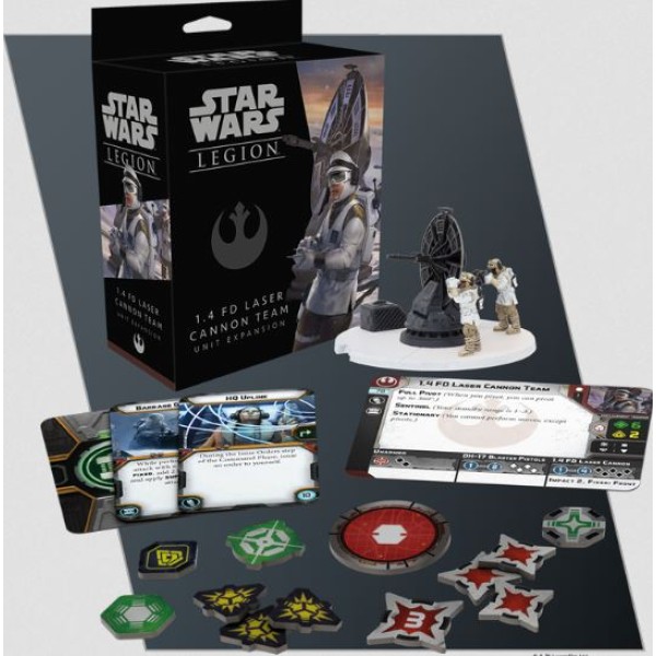 Star Wars - Legion Miniatures Game - 1.4 FD Laser Cannon Team Unit Expansion Star Wars - Legion Miniatures Game - 1.4 FD Laser Cannon Team Unit Expansion