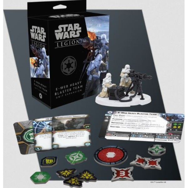 Star Wars - Legion Miniatures Game - E-Web Heavy Blaster Team Unit Expansion Star Wars - Legion Miniatures Game - E-Web Heavy Blaster Team Unit Expansion