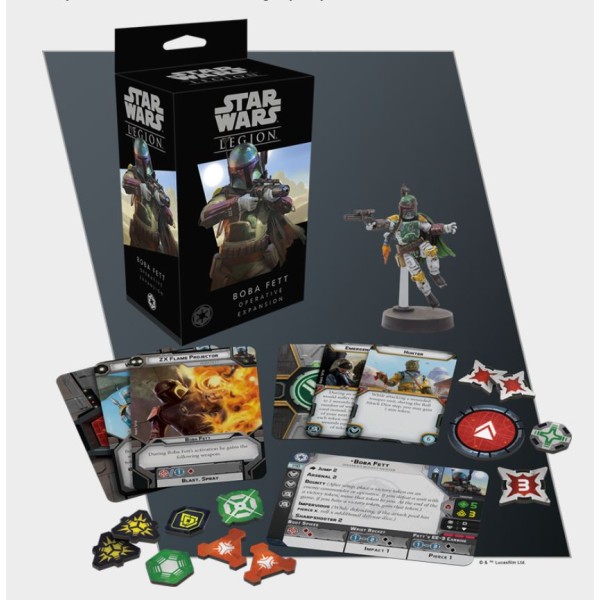 Star Wars - Legion Miniatures Game - Boba Fett Operative Expansion Star Wars - Legion Miniatures Game - Boba Fett Operative Expansion