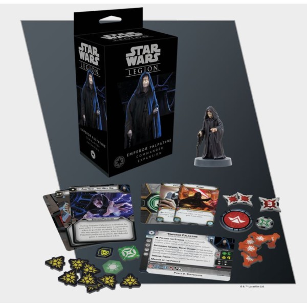 Star Wars - Legion Miniatures Game - Emperor Palpatine Commander Expansion Star Wars - Legion Miniatures Game - Emperor Palpatine Commander Expansion