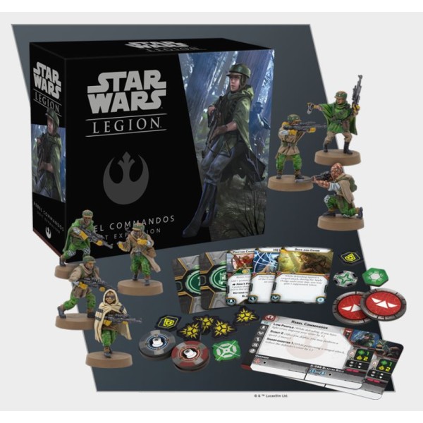 Star Wars - Legion Miniatures Game - Rebel Commandos Unit Expansion Star Wars - Legion Miniatures Game - Rebel Commandos Unit Expansion