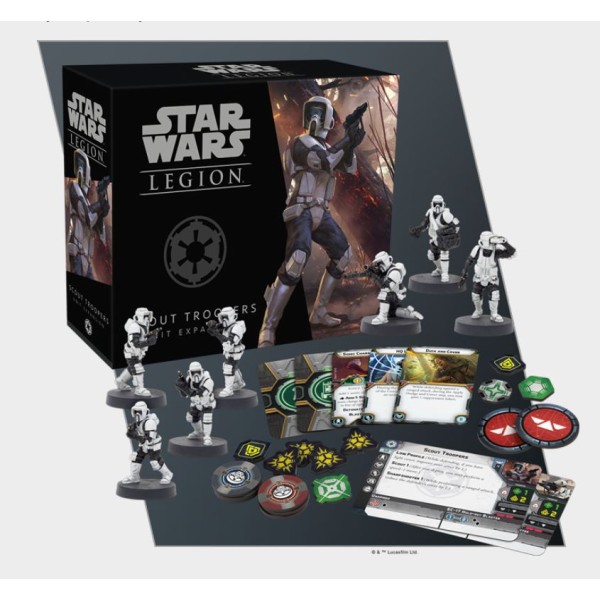 Star Wars - Legion Miniatures Game - Scout Troopers Unit Expansion Star Wars - Legion Miniatures Game - Scout Troopers Unit Expansion