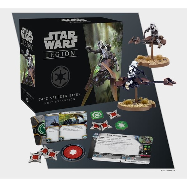 Star Wars - Legion Miniatures Game - 74-Z Speeder Bikes Unit Expansion