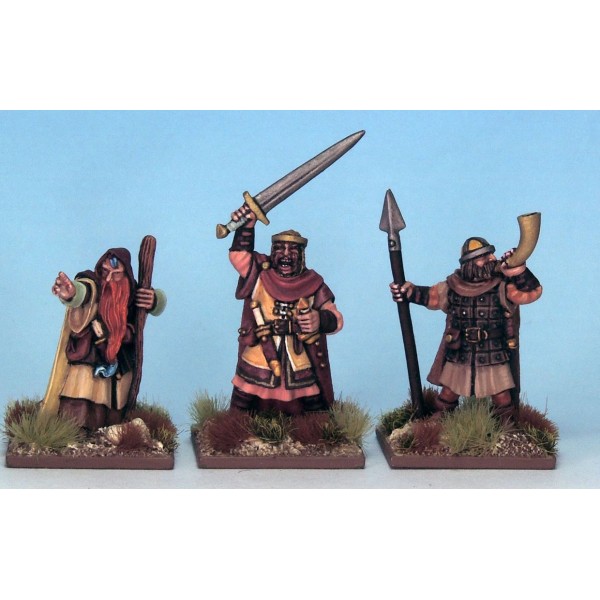 Oathmark - Human Infantry - Human King, Wizard & Musician Oathmark - Human Infantry - Human King, Wizard & Musician