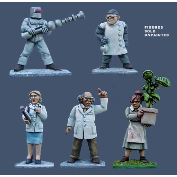 Weird Menace - Pulp Miniatures - Mad Science 1 Weird Menace - Pulp Miniatures - Mad Science 1