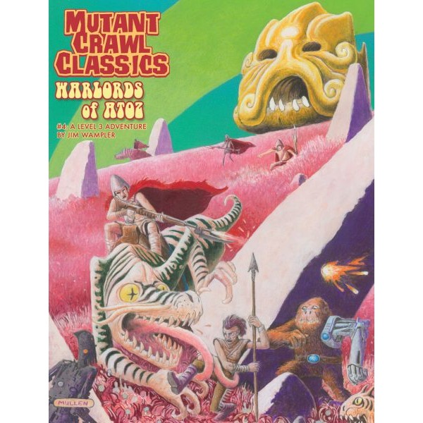 Mutant Crawl Classics - Role Playing Game - #4 Warlords of ATOZ Mutant Crawl Classics - Role Playing Game - #4 Warlords of ATOZ