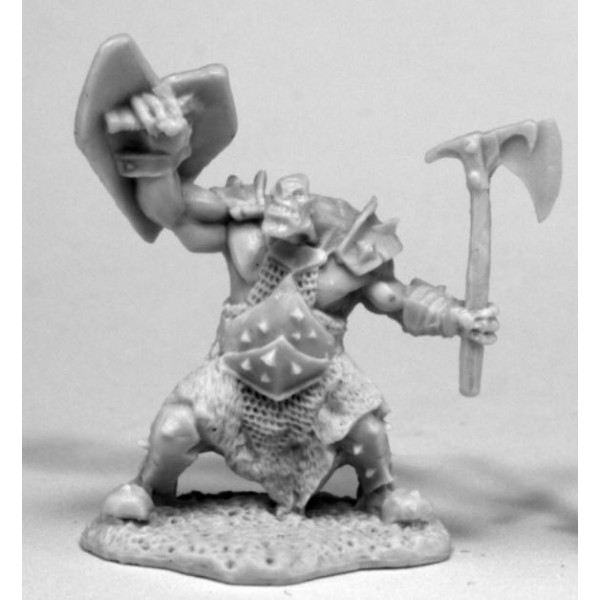 Reaper - Bones - Orc Slayer (Axe & Shield) Reaper - Bones - Orc Slayer (Axe & Shield)