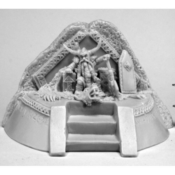 Reaper - Bones - Dwarf King on Throne Reaper - Bones - Dwarf King on Throne
