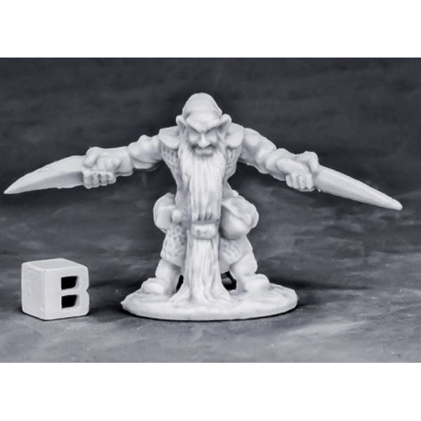 Reaper - Bones - Dwarf Royal Weapomaster Reaper - Bones - Dwarf Royal Weapomaster
