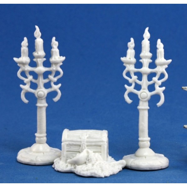 Reaper - Bones - Treasure Pile & Candleabra Reaper - Bones - Treasure Pile & Candleabra
