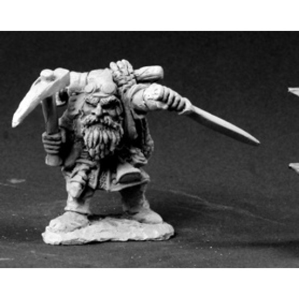 Reaper - Dark Heaven Legends - Gris Knotslip, Dwarf Trapfinder Reaper - Dark Heaven Legends - Gris Knotslip, Dwarf Trapfinder