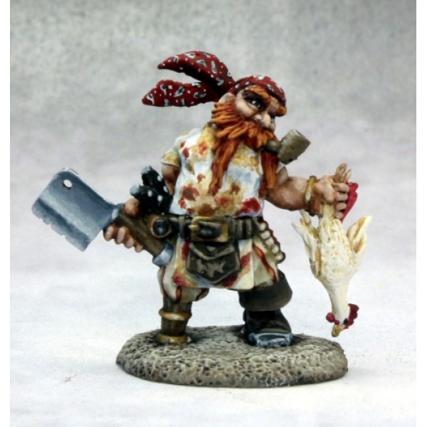 Reaper - Dark Heaven Legends - Gruff Grimecleaver, Dwarf Pirate Cook Reaper - Dark Heaven Legends - Gruff Grimecleaver, Dwarf Pirate Cook