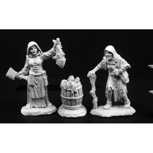 Reaper - Dark Heaven Legends - Townsfolk of Dreadmere: Fishwife & Crone Reaper - Dark Heaven Legends - Townsfolk of Dreadmere: Fishwife & Crone