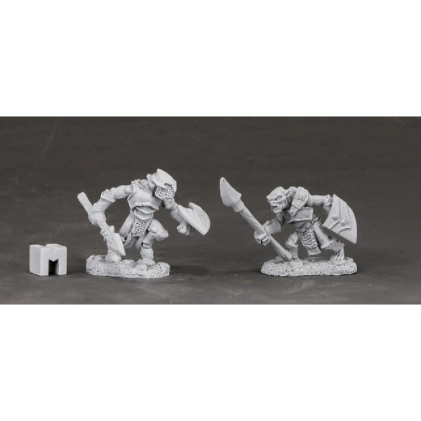 Reaper - Dark Heaven Legends - Armored Goblin Spearmen (2) Reaper - Dark Heaven Legends - Armored Goblin Spearmen (2)