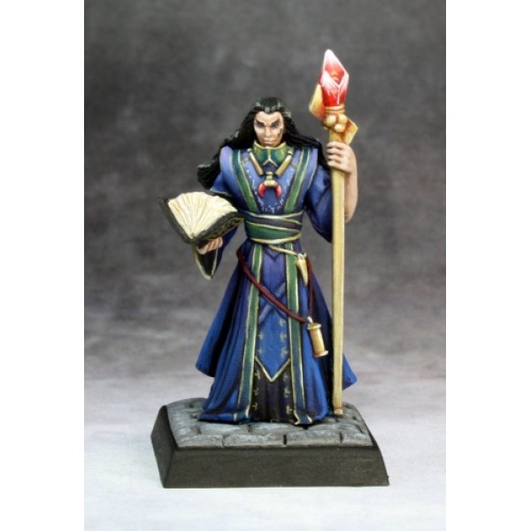 Reaper - Pathfinder Miniatures: Khalib, Runelord Apprentice