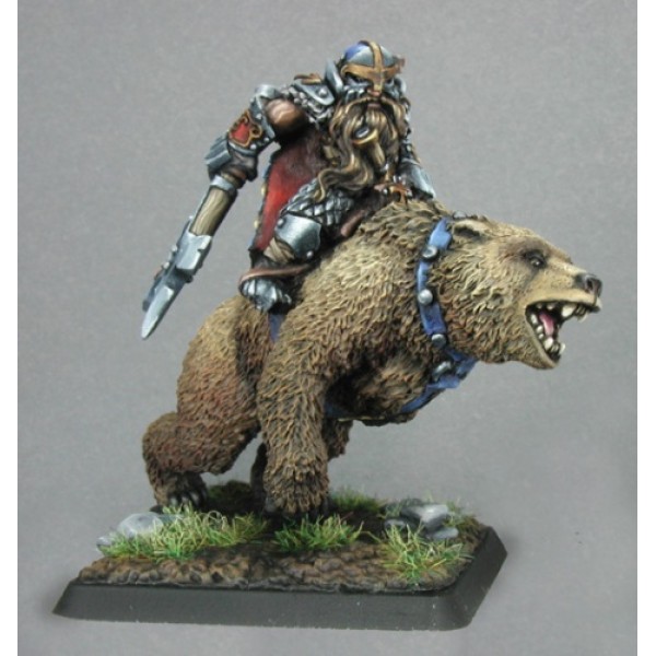 Reaper Warlord - Thorvald, Dwarf Bear Rider Reaper Warlord - Thorvald, Dwarf Bear Rider