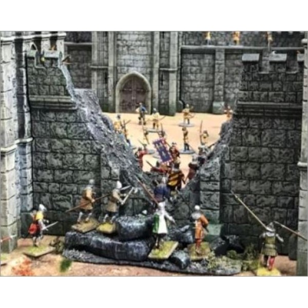 Renedra - Breached Stone Wall Section Renedra - Breached Stone Wall Section