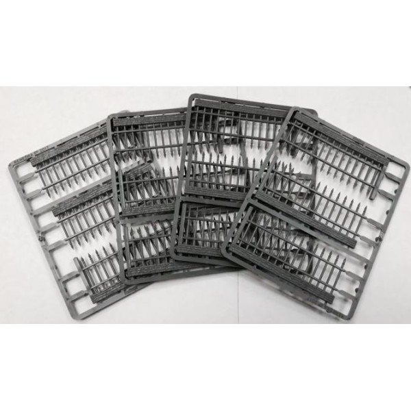 Renedra Terrain - Spear Top Railing Fence (ONLY) Renedra Terrain - Spear Top Railing Fence (ONLY)